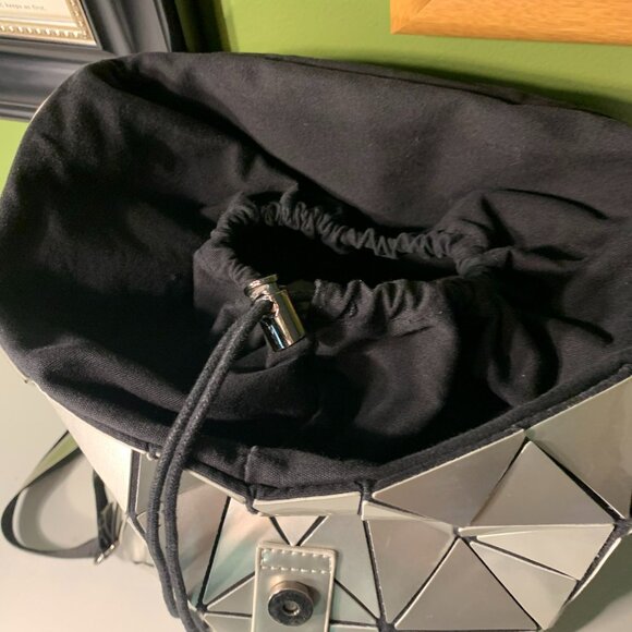 Silver Geometric backpack - Picture 4 of 7